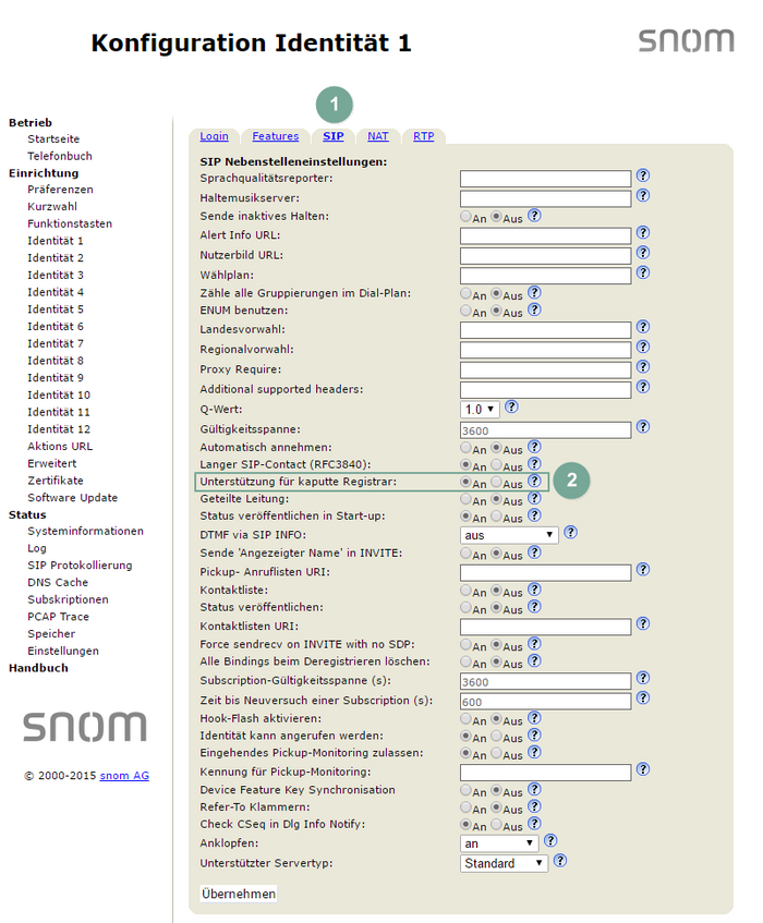 SIP snom 320