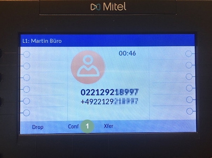 Dreierkonferenz Mitel 6869i